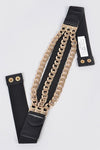 Chain Link Belt Silver and Gold
