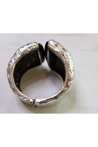 Silver Open clip Bracelet