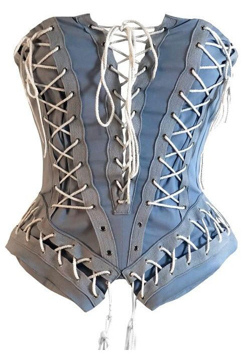 Sky Lace Up Front Corset Top