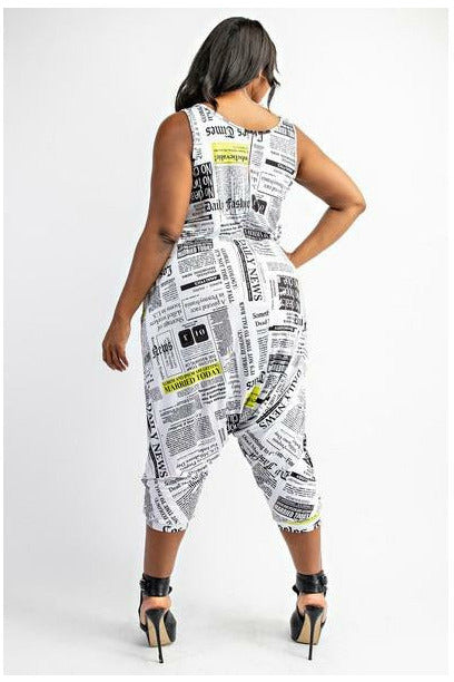 New Plus Size Harem Take Made in USA Jumpsuit - 227 Boutique